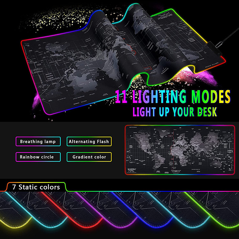 RGB mouse pad